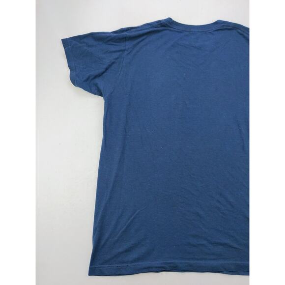 Retro Looney Tunes Basketball T Shirt SZ M Blue Taz Daffy Bugs Bunny Wile E - Picture 8 of 10